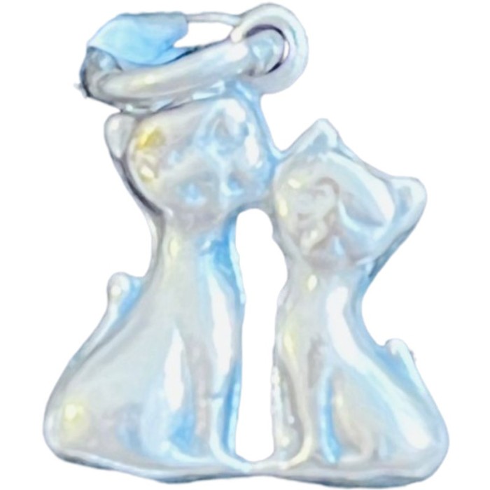 Pandantiv din argint 925 jolie silver, model pisicute, 17 x 11 mm, 0.9 g