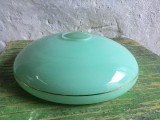Design / Vintage - Abajur verde mijlocul sec XX pentru lustra lampa veioza sau veioza !