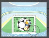 Mauritania 1986 Sport, perf. sheet, used R.016, Stampilat