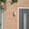 Aplică de perete pentru exterior Argintiu 12 x 7.5 x 27 cm
