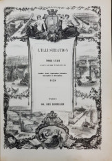 REVISTA L&amp;#039; ILLUSTRATION &amp;#039;, IULIE - DECEMBRIE, TOMUL XXXII, 1858 foto