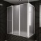 vidaXL Paravan cadă duș &icirc;n formă de L 70x120x137 cm 4 panouri pliabil