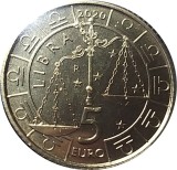 San Marino 5 Euro 2020 (Zodia Libra/Balanta) KM-591 UNC !!!