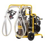 Aparat de muls oi, 4&nbsp;posturi, 1&nbsp;bidon inox 40&nbsp;litri