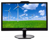 Monitor Second Hand PHILIPS P221S6Q, 21.5 Inch Full HD IPS LED, VGA, DVI, Display Port, Webcam, Fara Picior NewTechnology Media