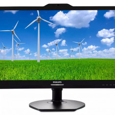 Monitor Second Hand PHILIPS P221S6Q, 21.5 Inch Full HD IPS LED, VGA, DVI, Display Port, Webcam, Fara Picior NewTechnology Media