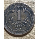 MNDSTR AUT1 Austroungharia 1 heller 1893