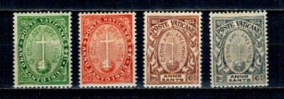 Vatican 1933 - Anno Santo, serie nestampilata foto
