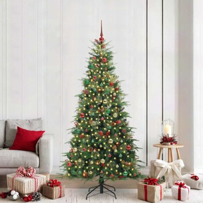 vidaXL Brad de Crăciun artificial cu ramuri articulare Verde 210 cm 3397440 foto