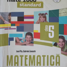 MATEMATICA, ARITMETICA, ALGEBRA, GEOMETRIE CLASA A V-A-LEON PITU, GABRIELA ZANOSCHI