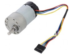 Motor DC cu transmisie 12V 5,5A Ax D 65mNm 10:1 Metal Gearmotor 37x65mm 64CPR