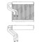 Evaporator aer conditionat Citroen C4 Picasso, 2006-2013 motor 1.6 HDI, 2.0 HDI, diesel; 1.6 THP, 2.0, benzina, full aluminiu brazat, 200x235x38 mm,
