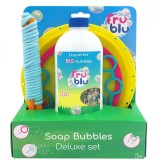 Set de facut baloane de sapun si solutie, Fru Blu, Deluxe, 400 ml