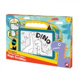 Tabla Magnetica Magic Scribbler Baby Dinozaur, Artgreco Desen