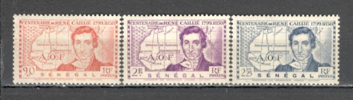 Senegal.1939 100 ani moarte R.Caillie-explorator MS.20
