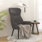 Gossi scaun de relaxare, gri inchis, material textil