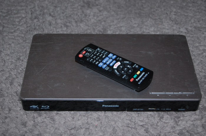 BLU-RAY PLAYER PANASONIC MODEL DMP-BDT281 4K UPSCALING + TELECOMANDA