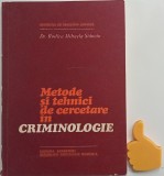 Metode si tehnici de cercetare in criminologie Rodica Mihaela Stanoiu