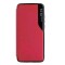 Husa flip din piele compatibila cu samsung galaxy s23 ultra,e-fold, rosu