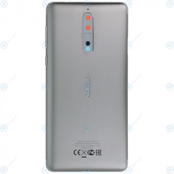 Nokia 8 Dual sim (TA-1004) Capac baterie gri argintiu 20NB1SW0014 foto