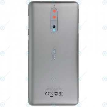 Nokia 8 Dual sim (TA-1004) Capac baterie gri argintiu 20NB1SW0014