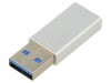 Adaptor OTG USB 3.0 A la USB C Alb 5Gbps 3A