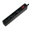 PRELUNGITOR LOGILINK, Euro skt x 3, conectare prin Schuko (T), cablu 1.5 m, 7.5 A, protectie contact accidental, negru, &quot;LPS230B&quot; (timbru verde 0.18 l
