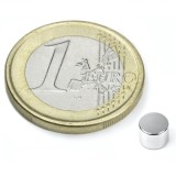 Magnet neodim disc &Oslash;5&amp;#215;4 mm, putere 870 g, N45