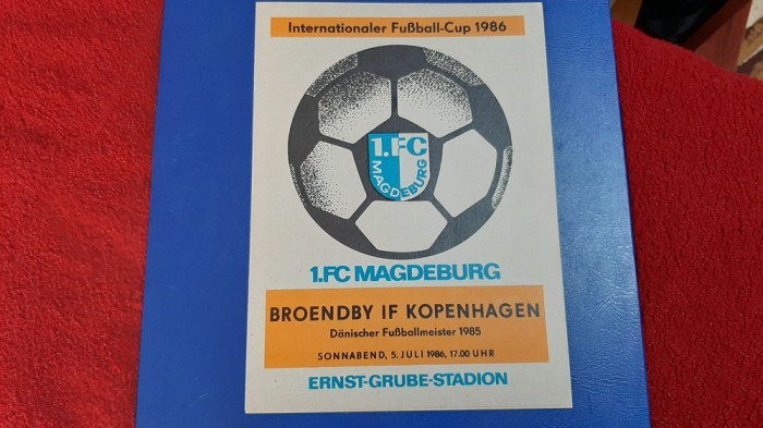 program FC Magdeburg - Broendby