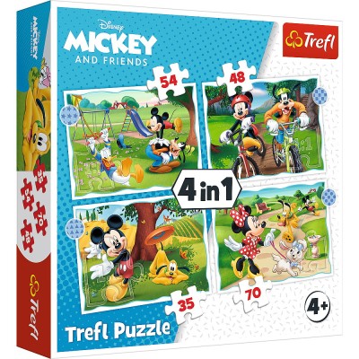 Puzzle Trefl 4In1 Mickey Mouse Ziua Deosebita foto