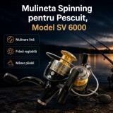 Mulineta Spinning pentru Pescuit, Model SV 6000