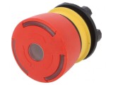 Comutator de Siguranță 22mm cu LED Roșu IP65 2NC