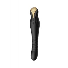 Vibrator King Thruster Bluetooth App Control Silicon Lichid Negru