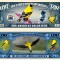 !!! SUA = FANTASY NOTE (TJ6) = NEW JERSEY , THE AMERICAN GOLDFINCH - 2022 - UNC
