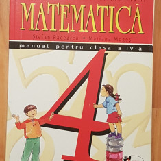 Matematica. Manual pentru clasa a IV a de Stefan Pacearca si Mariana Mogos