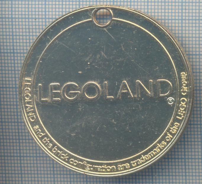 AZ 281 MEDALIE -LEGOLAND AND THE BRICK CONFIGURATION ARE TRADEMARCKS- LEGO GROUP