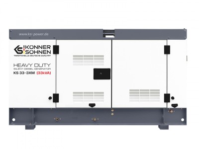 Generator de curent trifazat cu motor diesel Konner Sohnen KS 33-3XM, 33 kva foto