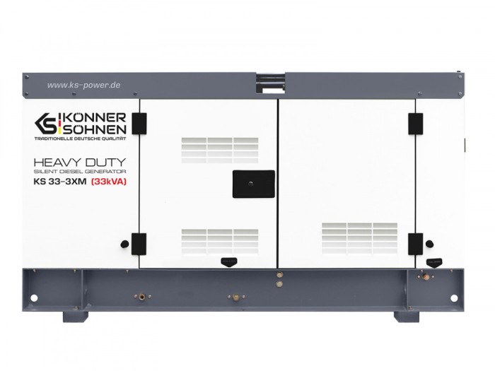 Generator de curent trifazat cu motor diesel Konner Sohnen KS 33-3XM, 33 kva