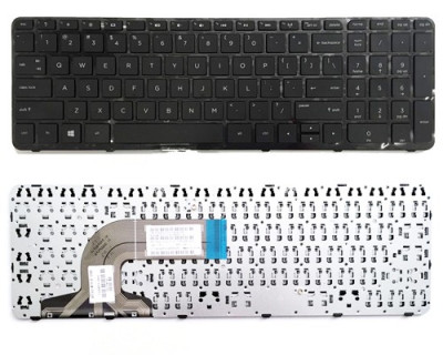 Tastatura laptop noua HP Pavilion 15-e 15-n 250 G3 255 G3 256 G3 Glossy frame Black US foto