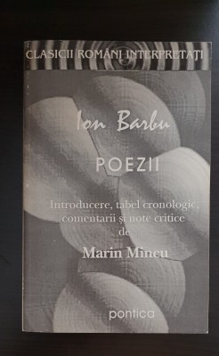 Poezii - ION BARBU (tabel cronologic, comentarii, note critice - Marin Mincu) foto