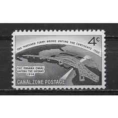 Canal Zone 1962 - Podul Thatcher Ferry, neuzat