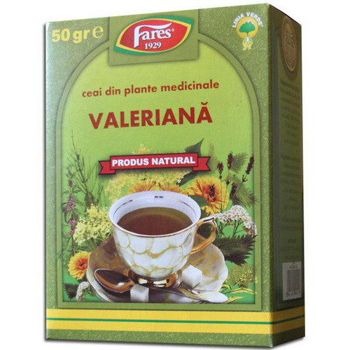 Ceai Valeriana Radacina Fares 50gr