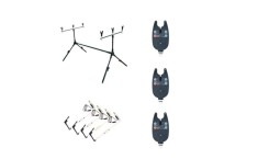 Rod-pod pescuit echipat cu 3 Avertizori /senzori si 4 Swingere