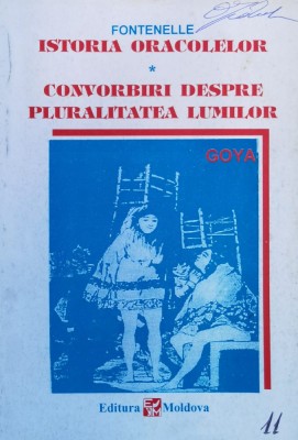Istoria Oracolelor ,convorbiri Despre Pluralitatea Lumilor - Fontenelle , F601 foto