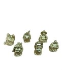 Statuieta buddha aurii pentru prosperitate cu Pepita si Sac 4,5 cm