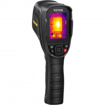 Camera cu termoviziune Vevor IP54 infrarosu, ecran color 2.8&rdquo;, card SD 64Gb, Rezolutie 240x180, Li-ion, -20&deg;C pana la 550&deg;C