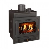 Focar de semineu tip centrala, Prity GW18, 7,3 kg/h , 750 x 580 x 760