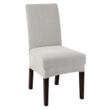 Husa universala pentru scaun, spandex, crem