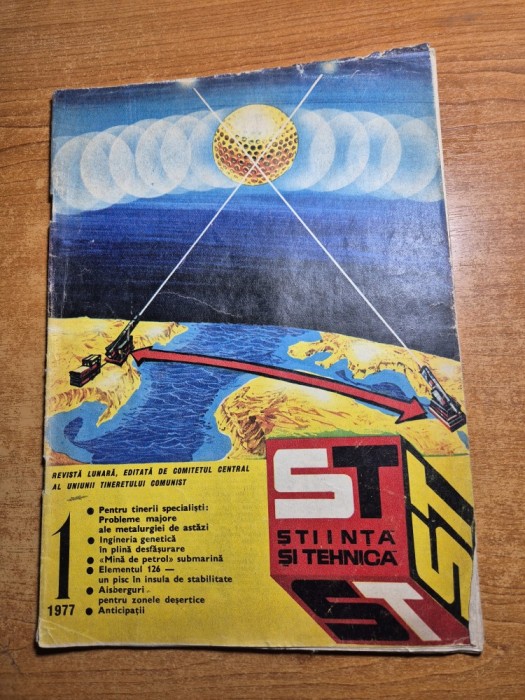 stiinta si tehnica ianuarie 1977-prezentarea autoturismului dacia 1300