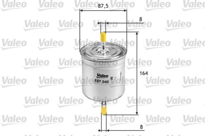 VALEO 587040 filtru combustibil foto